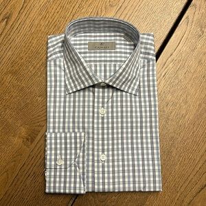CANALI Cotton Sport Shirt In Check Print (brand new)